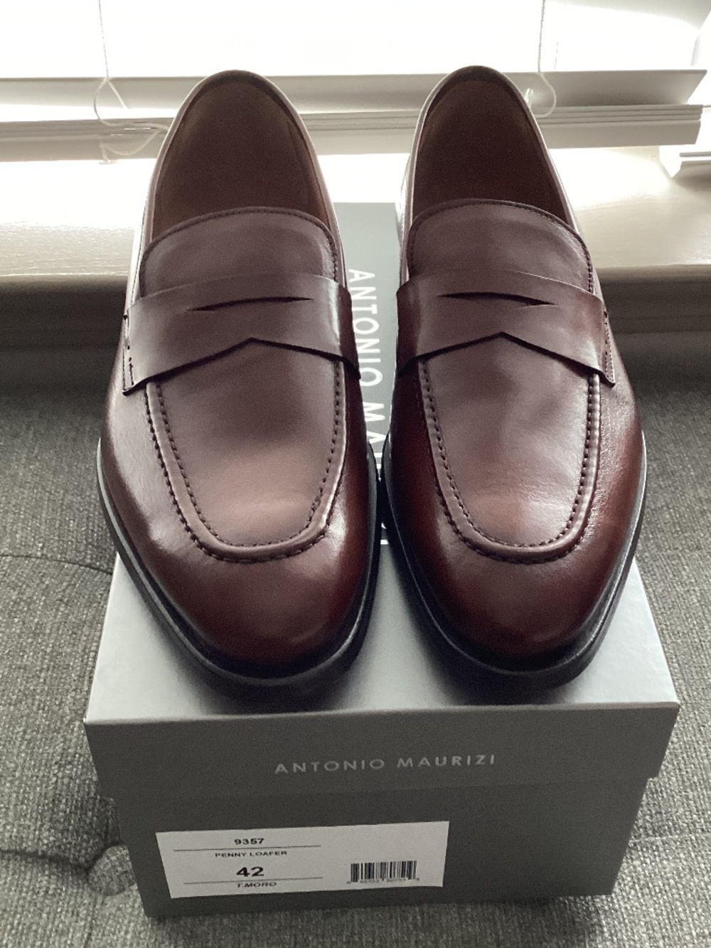 ANTONIO MAURIZI Penny Loafer, size 9 US / 42 EU